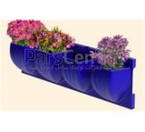 Plastic wall vase and flower box