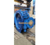 PN16/PN10 flanged gearbox valve