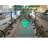 Fixed and mobile electric cattle milking machine