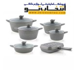 Desini granite double pot service, Valentina model