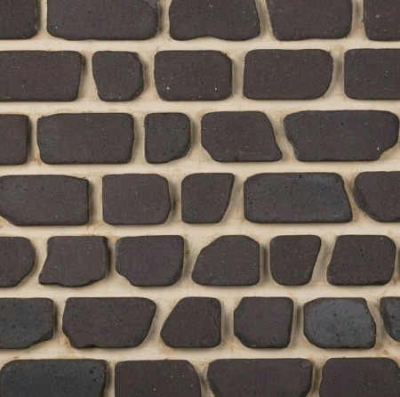 Refractory brick facade