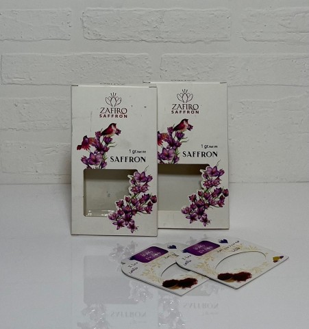 Saffron envelope (saffron box)