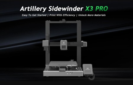 طابعة المدفعیة Sidewinder X3 Pro ثلاثیة الأبعاد