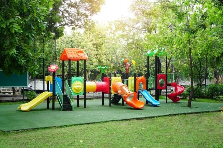 Production of playground equipment, playground equipment, park structures, urban furniture and elect ...