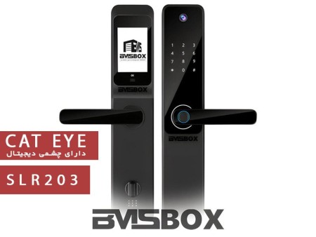 Smart room handle with internal display SLR203 brand BMSBOX