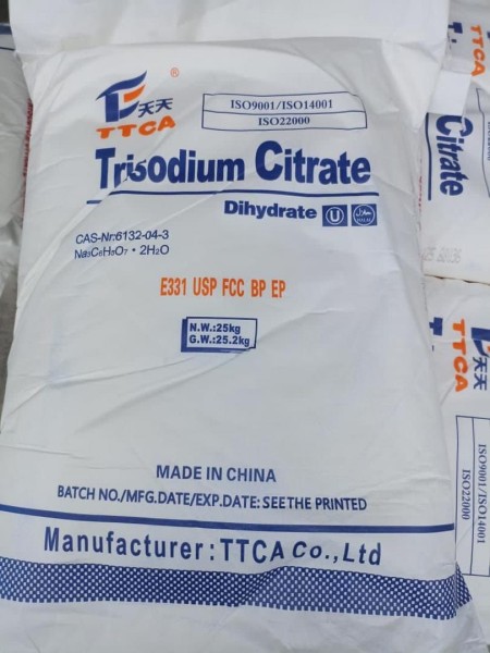 Importer and seller of edible and pharmaceutical trisodium citrate