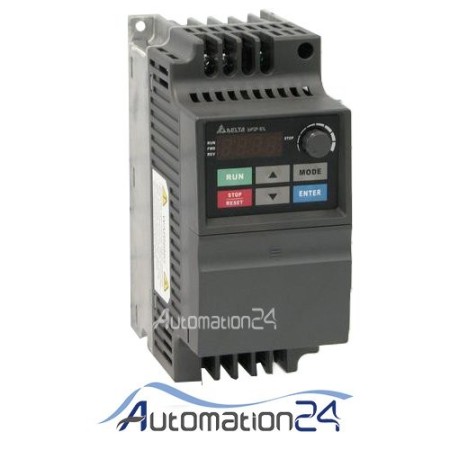 EL Delta 0.7 kW single phase inverter model VFD007EL21