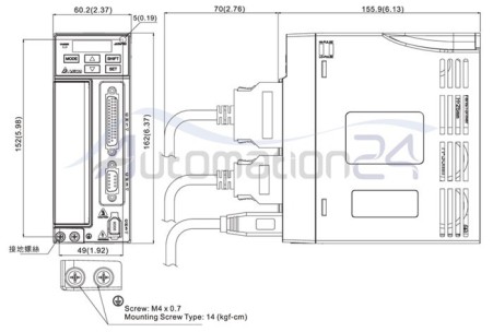 سرو موتور دلتا B2-400W-3R