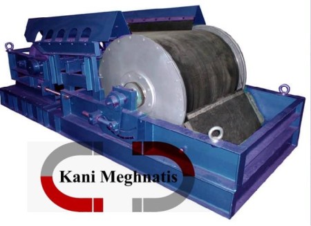 Dry magnet drum, belt magnet drum