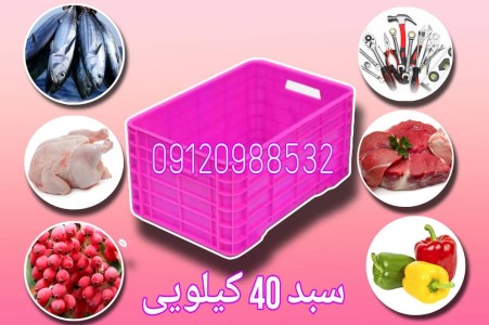 Sale of plastic baskets, 40 kg boxes, chicken and fish baskets in Fars