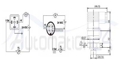 سنسور فشار هاگلرPX3-G-(0...-1)bar-S08-C01-A5-13-D1B1-44-N