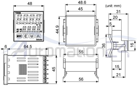 Thermostat Atonics TCN4S-24R