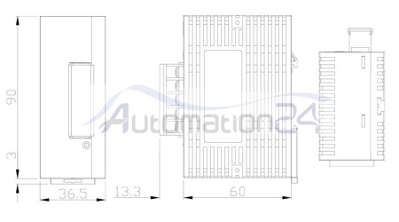 منبع تغذیه سوئیچینگ دلتا 1 آمپر 24 ولت PS01