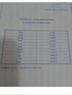 فروش کربنات کلسیم