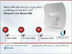 Ubiquiti Lite Beam M5فروش  دریا کامپیوتر آنتن رادیو وایرلس ی