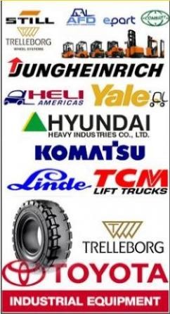 لوازم انواع لیفتراک های برقی و دیزل Linde-Komatsu-TCM-Hyunda