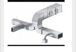 داکت اسپیلت، فریشر، هوای تازه ساختمان ، فن کویل ، کانال گرد صنعتی و معمولی
