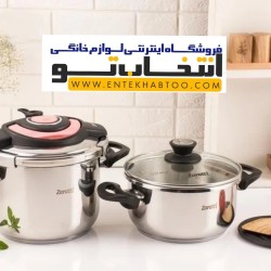 Zarotti twin pressure cooker, 4 and 6 liter models, 5 cloths, special sale, 5000000 tomans