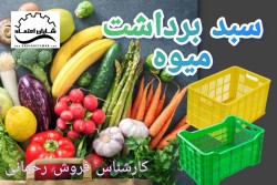 سبد میوه،سبد قارچ،سبد برداشت میوه،سبد پلاستیکی