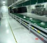 Of conveyor belts production line transfer
