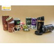 Cardboard cans and cylindrical cardboard packaging container