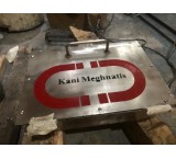 Magnet plate, magnetic plate, magnet plate
