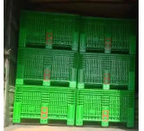 Production of open and closed plastic box pallets