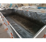 Sale of portable geomembrane pool with metal frame