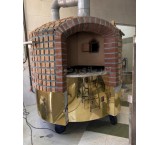 Rezvan traditional stone oven with movable wheels