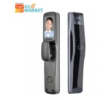 Glomarket Tuya Face Recognition Smart Lock Wifi Digital Lock Biometric Electronic Fingerprint Wood Apartment Door Lock