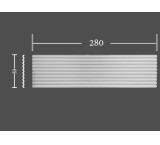 Polyurethane louver or thermowall panels