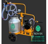 Fixed and mobile electric cattle milking machine