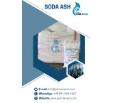 Sodium carbonate (soda ash) is light and sweet